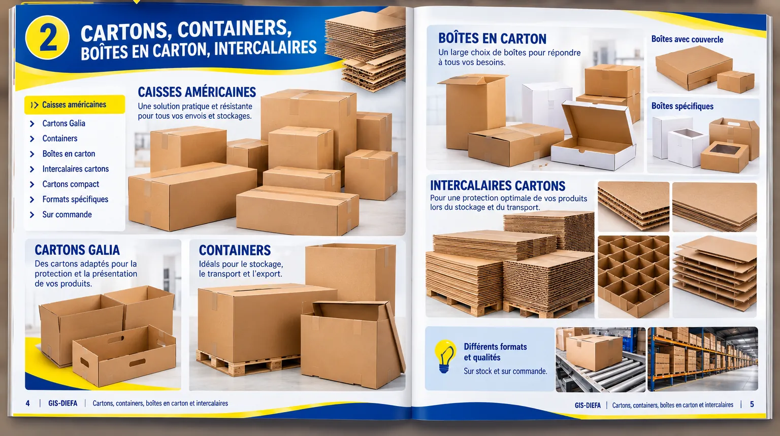 Page 2 — Cartons & dérivés