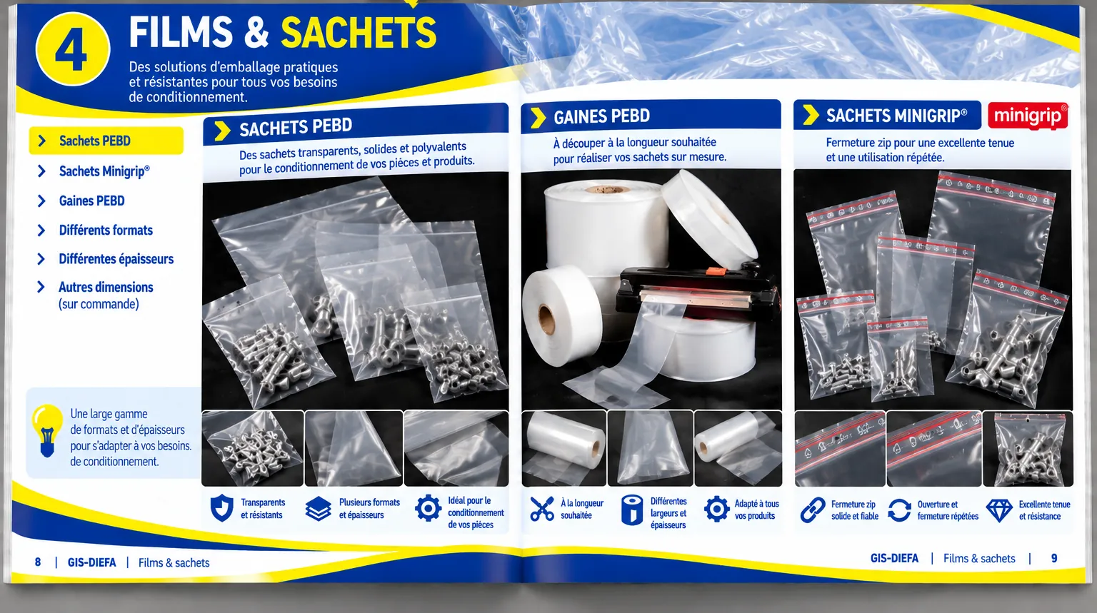 Page 4 — Films & sachets