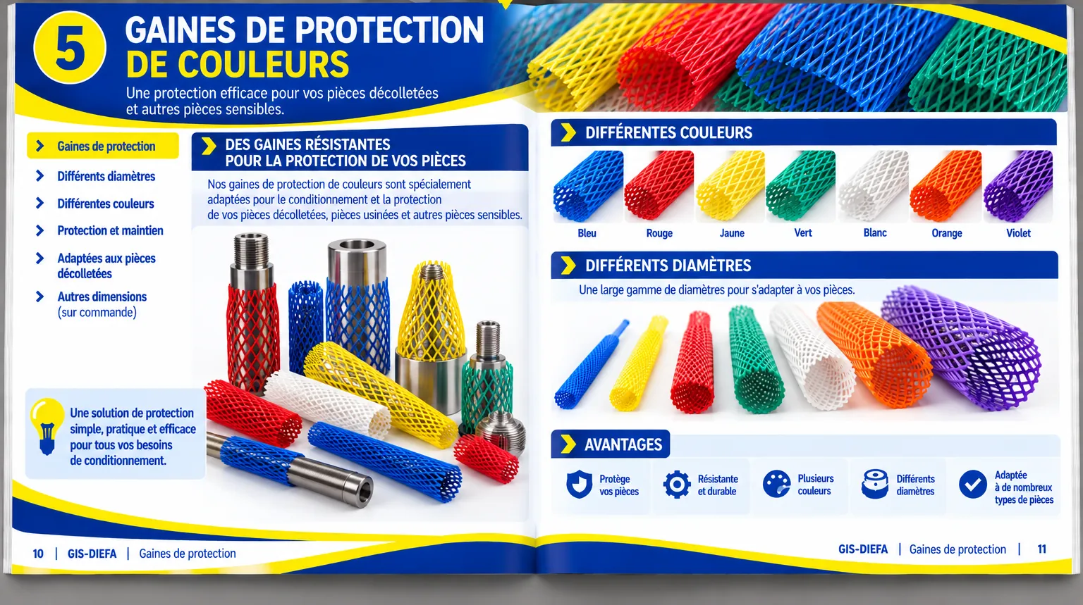 Page 5 — Gaine de protection