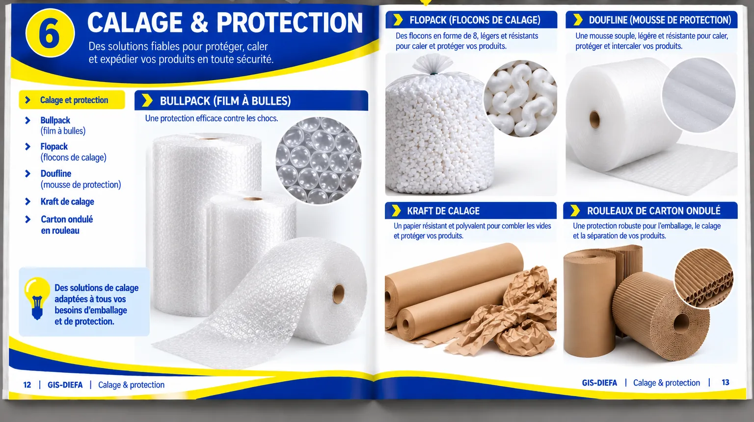 Page 6 — Calage & protection