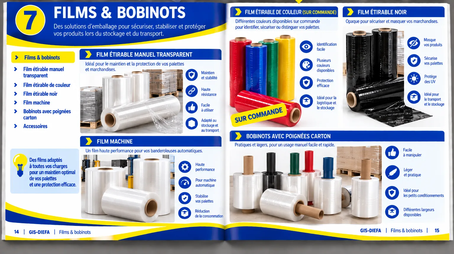 Page 7 — Films étirables